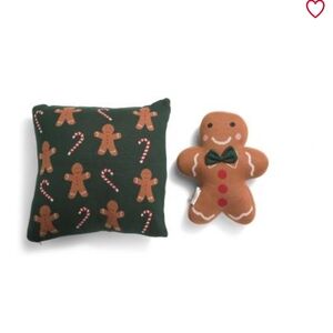 Gingerbread Pillow and Plush Set